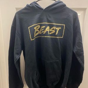 Black mr beast hoodie